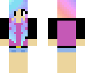 cute rainbow girl