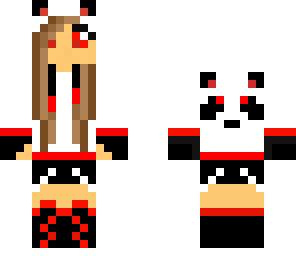 all red panda girl