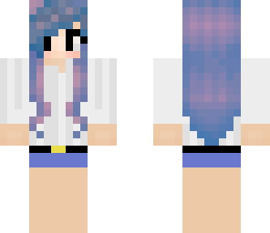 purple hair girl