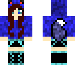 blue wolf girl