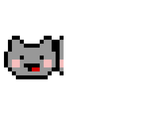 nyan cat face derp