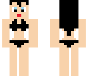 black bikini