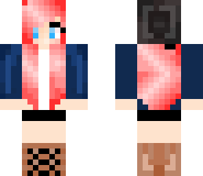redhead with cardigan and combat boots