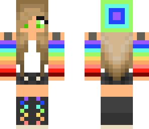rainbow girl