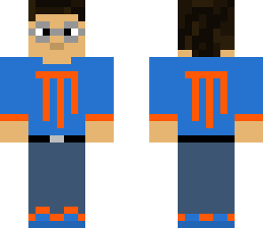 blue-orange monster guy