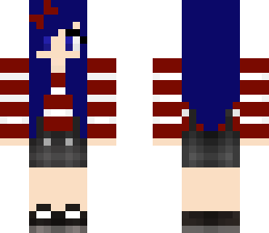 fixed girl in stripes