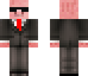 pig suit with glasses