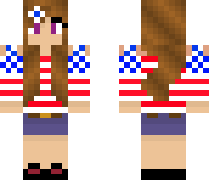 patriotic girl