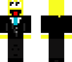 smiley face man in suit