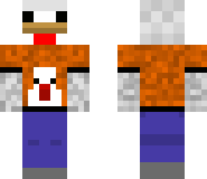 chicken in a shirt