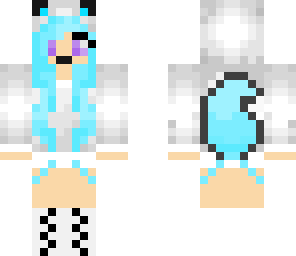blue wolf girl 