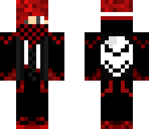 red skull hoodie