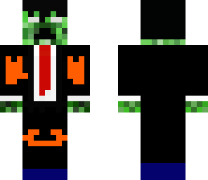 undercover creeper with burned suit