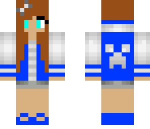 school girl blue