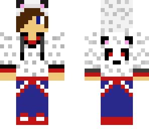 red and blue panda boy