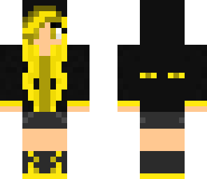 yellow ender dragon girl