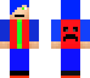 the blue man