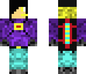 gold and purple
