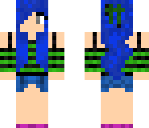 blue hair girl -fixed-