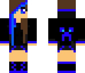 blue goth vampire