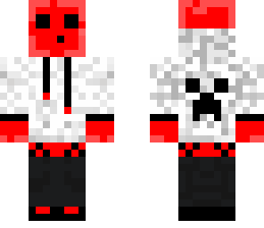 red slime wearing headphones and a hoodie