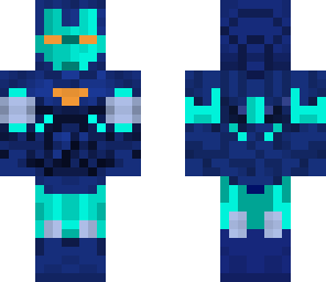blue iron man