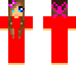 red dress girl