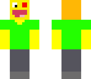 yellow man with hood