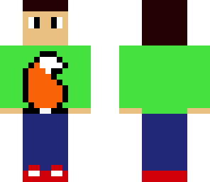 green fox tail shirt