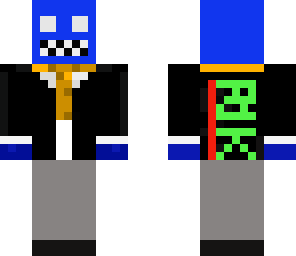 blue man