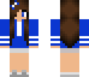 cute girl blue