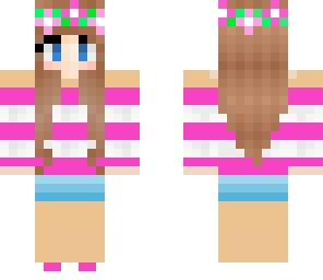 pink sunset girl