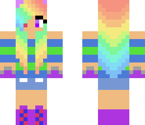 rainbow girl