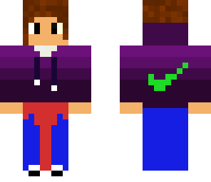 purple nike boy