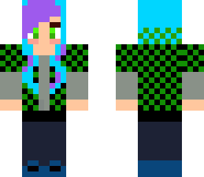 girl with dyed hair