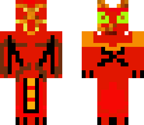 evil red dragon