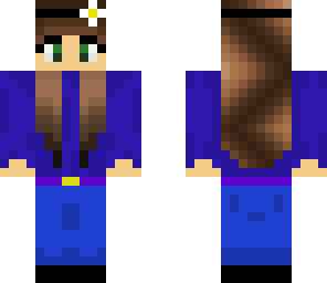 girl with purple top