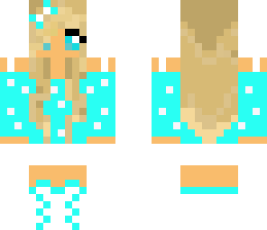 blue polka dot girl