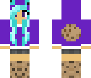 purple cookie girl