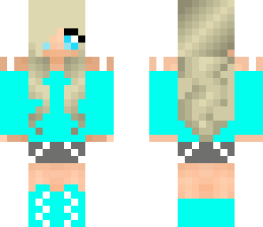 blue girl