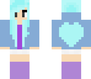 heart hoodie girl