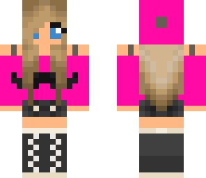 hot pink moustache girl with hat