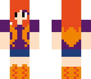 girl with firey red hair