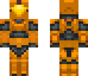 orange halo suit
