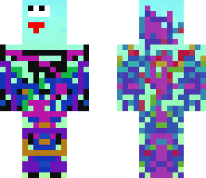 crazy neon man