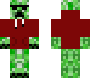 creeper in a hoodie