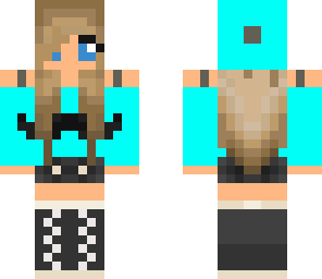 blue girl