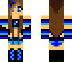 sweet blue girl