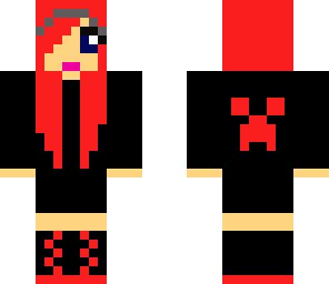 evil creeper girl