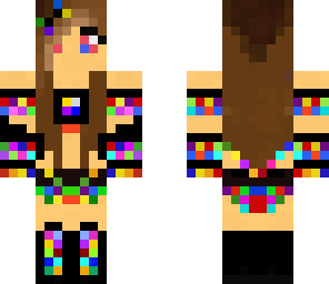 rainbow disco girl
